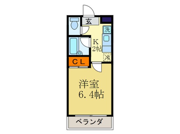 ショコラ松ヶ崎の物件間取画像